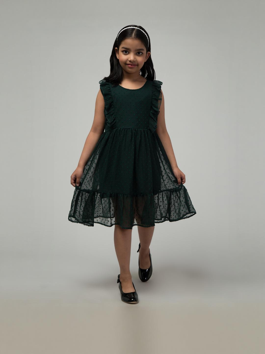 MAMATHINK Green Polyester Dresses