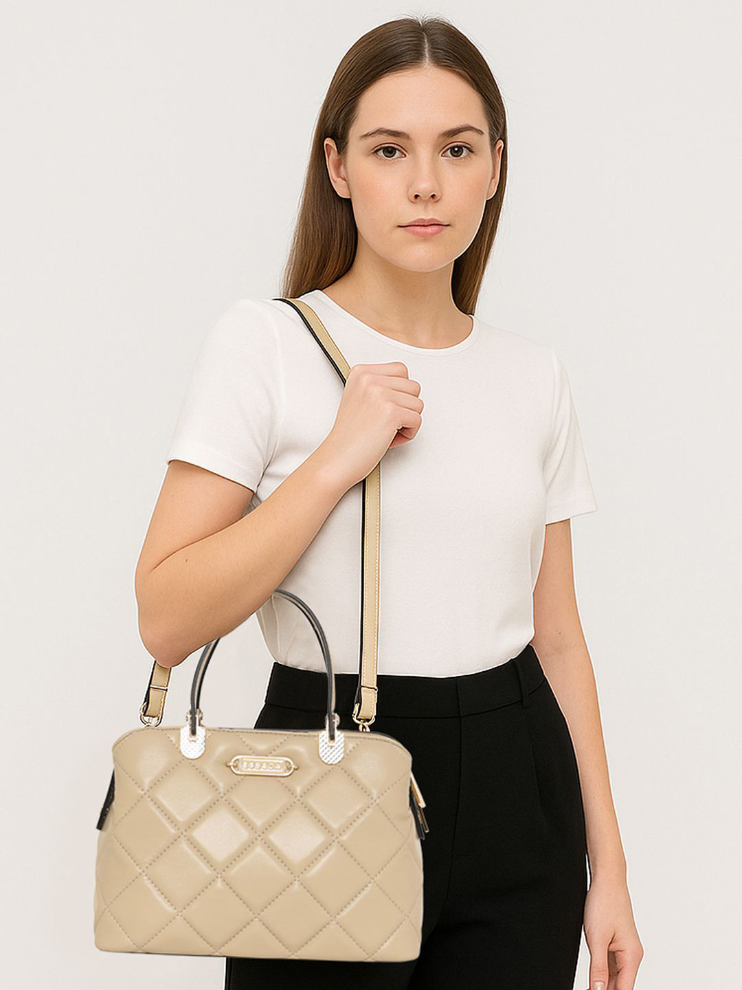 ESBEDA Baguette Handheld Bag With Detachable Sling Strap