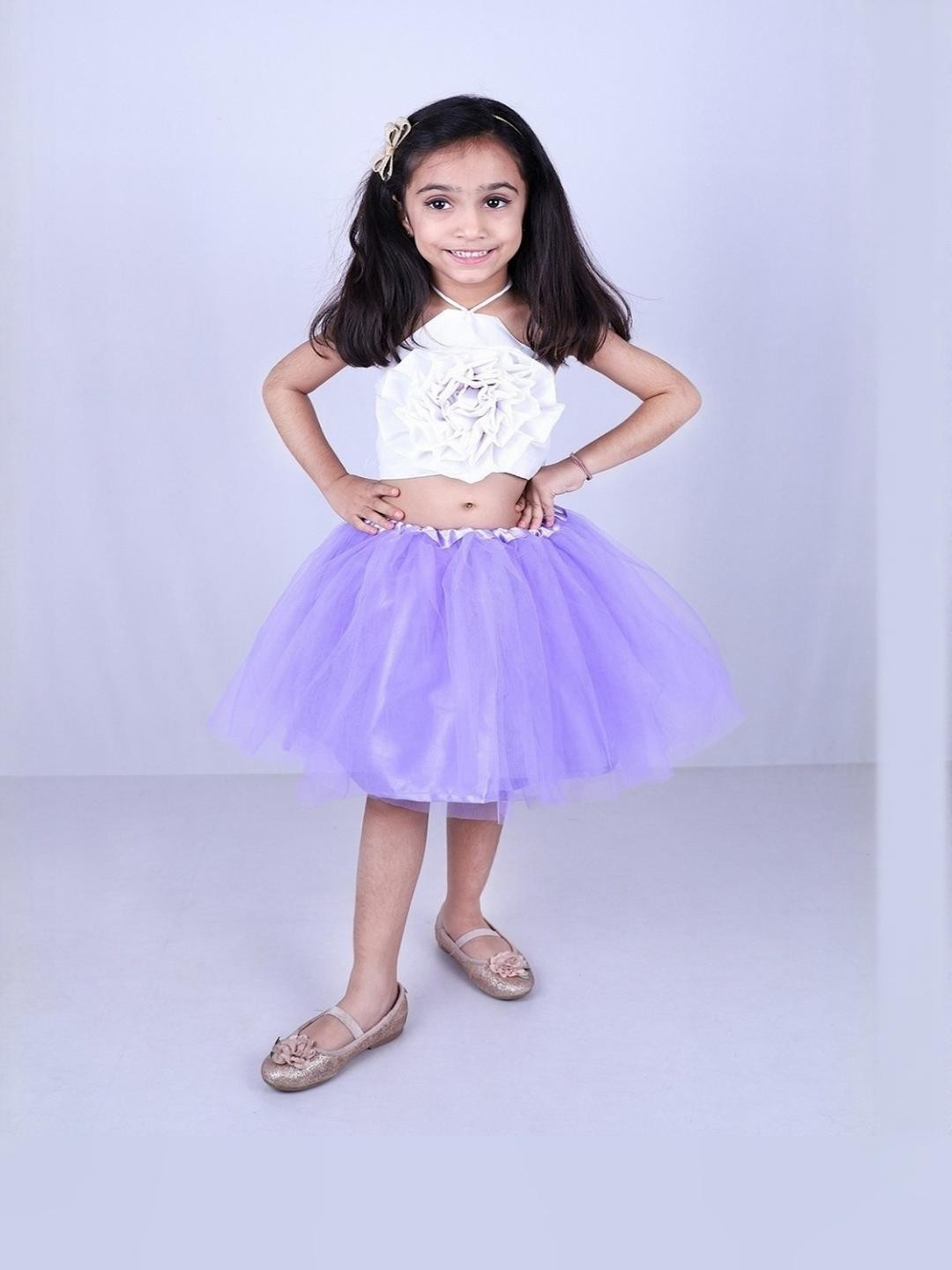 AGLARE Kids Girls Purple Tutu