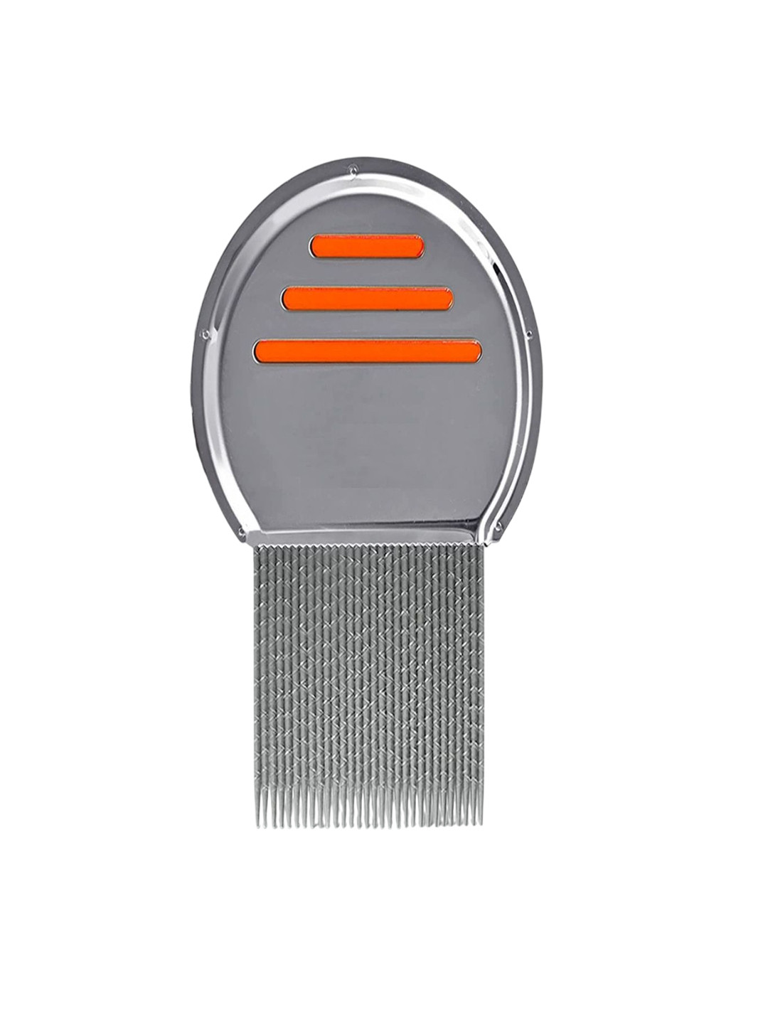 Butch Stainless Steel Hair Brush & Comb - Grey