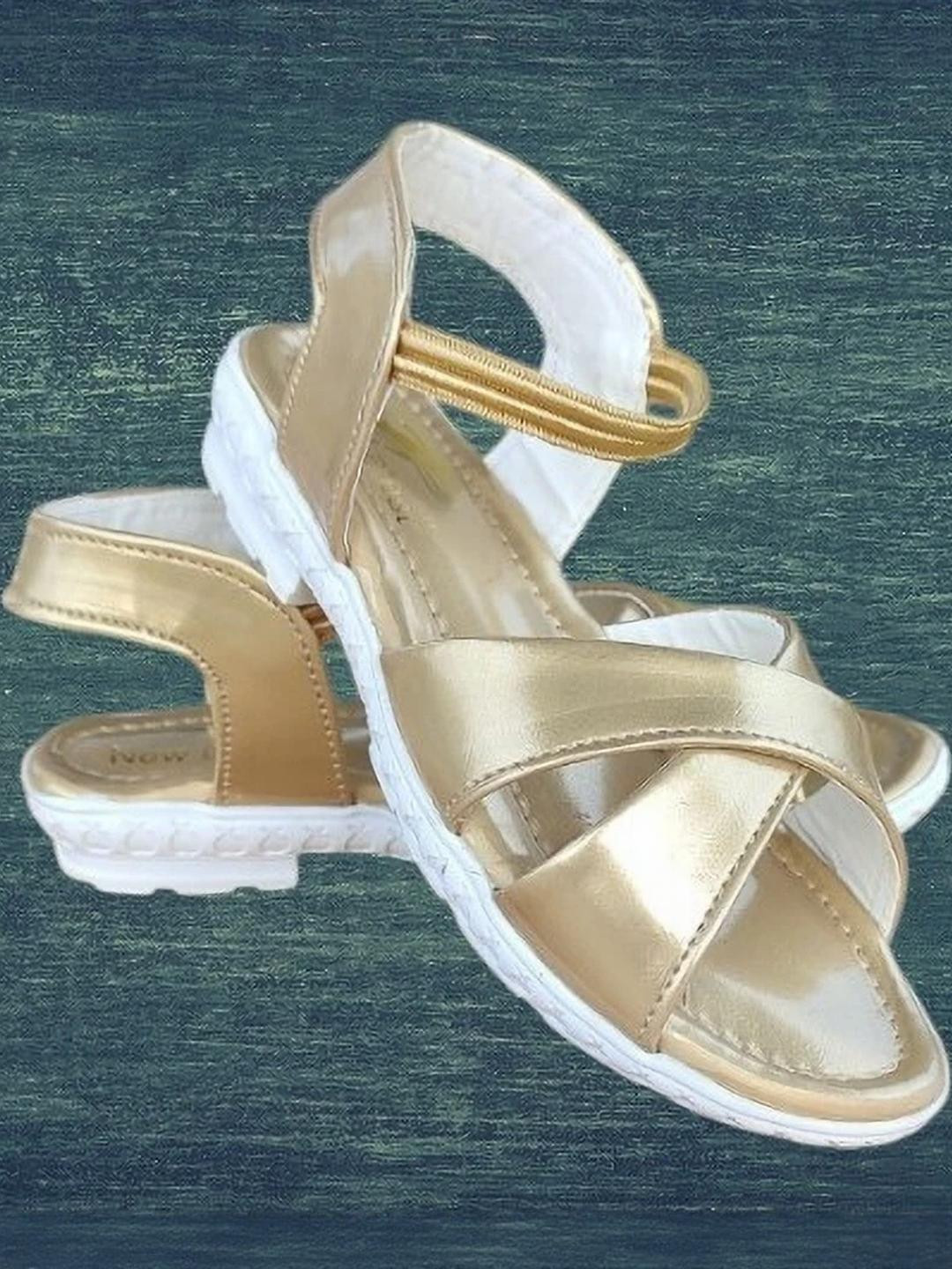 NEW LATEST Gold Leather Sandals