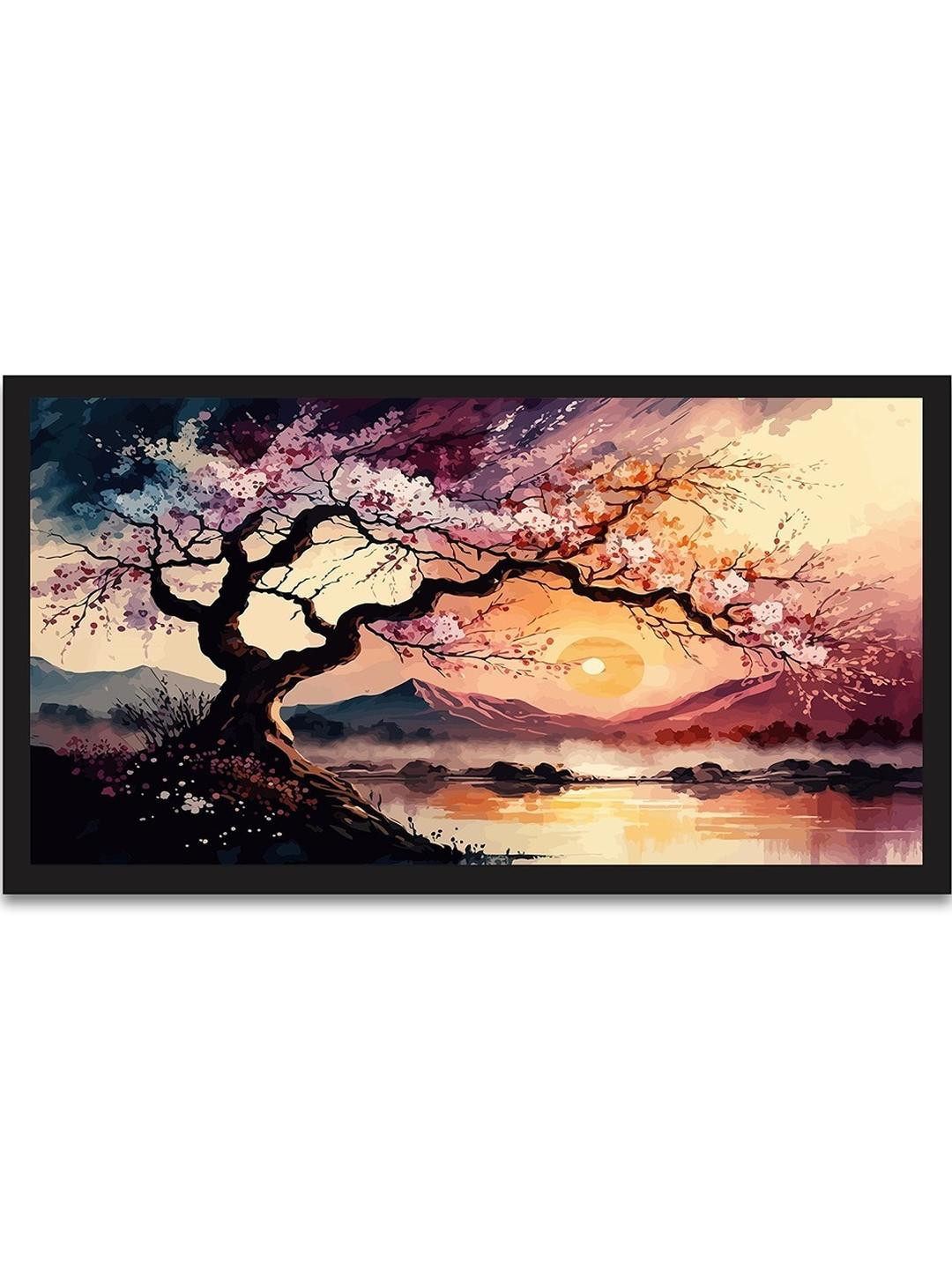 DEKORSTATION Purple Canvas Wall Art