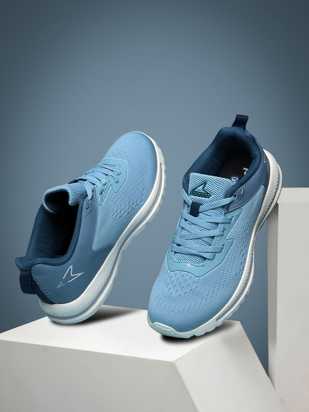 Power Women Solid Lace-Ups Round Toe Regular Sneakers