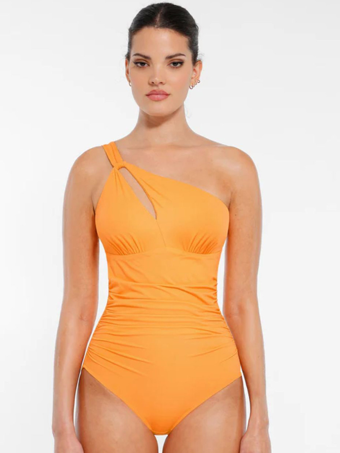 SHOP THE EDIT Women One Shoulder Shapewear Swimwear