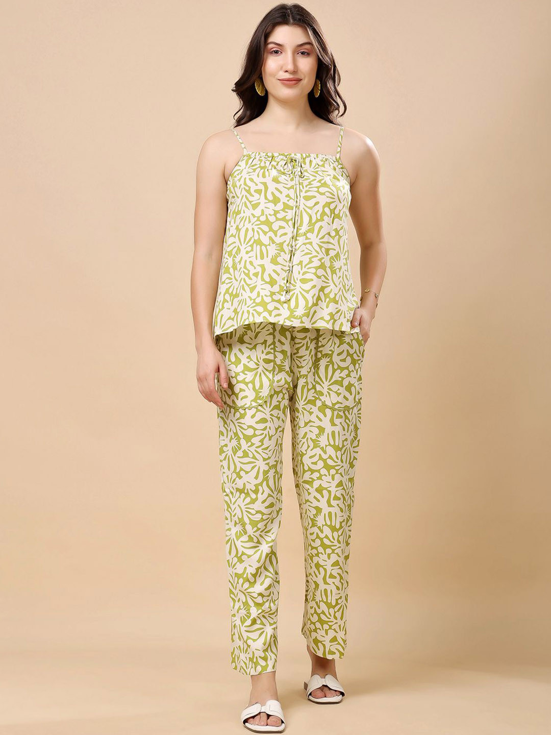 T TRYON ULTIMATE Printed Top & Trousers Co-Ord Set