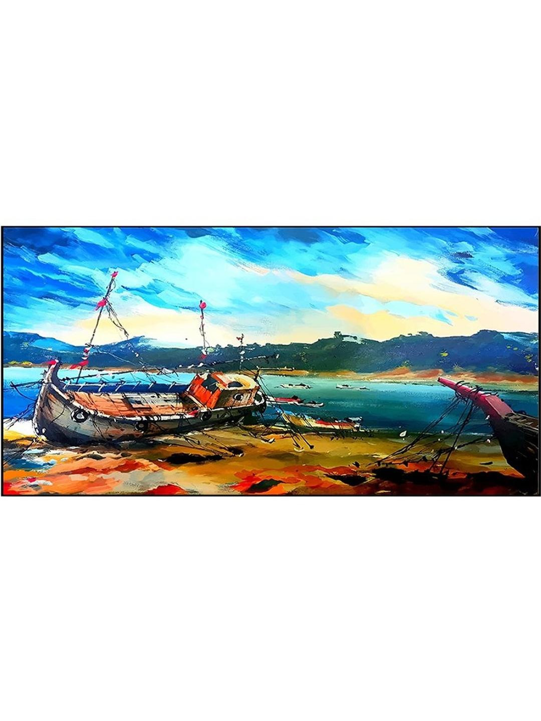 DEKORSTATION Blue Canvas Wall Art