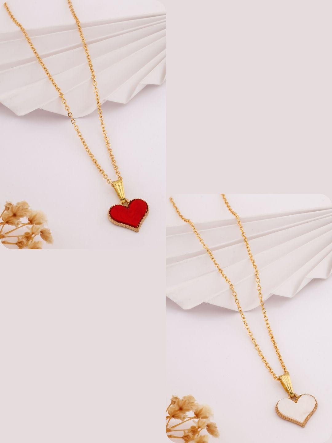 DressBerry Gold-Plated Feather Necklace