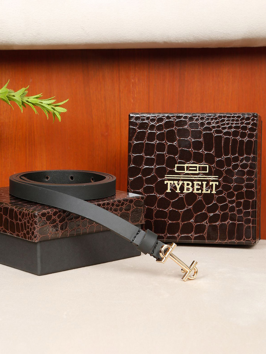 TYBELT Women Adjustable Leather Belt