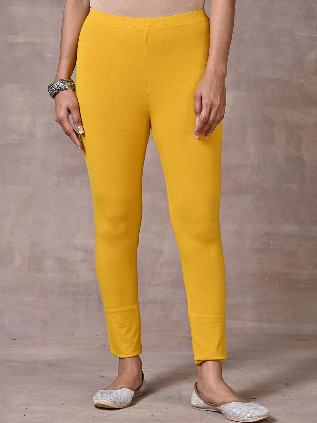 Lakshita Women Yellow Leggings