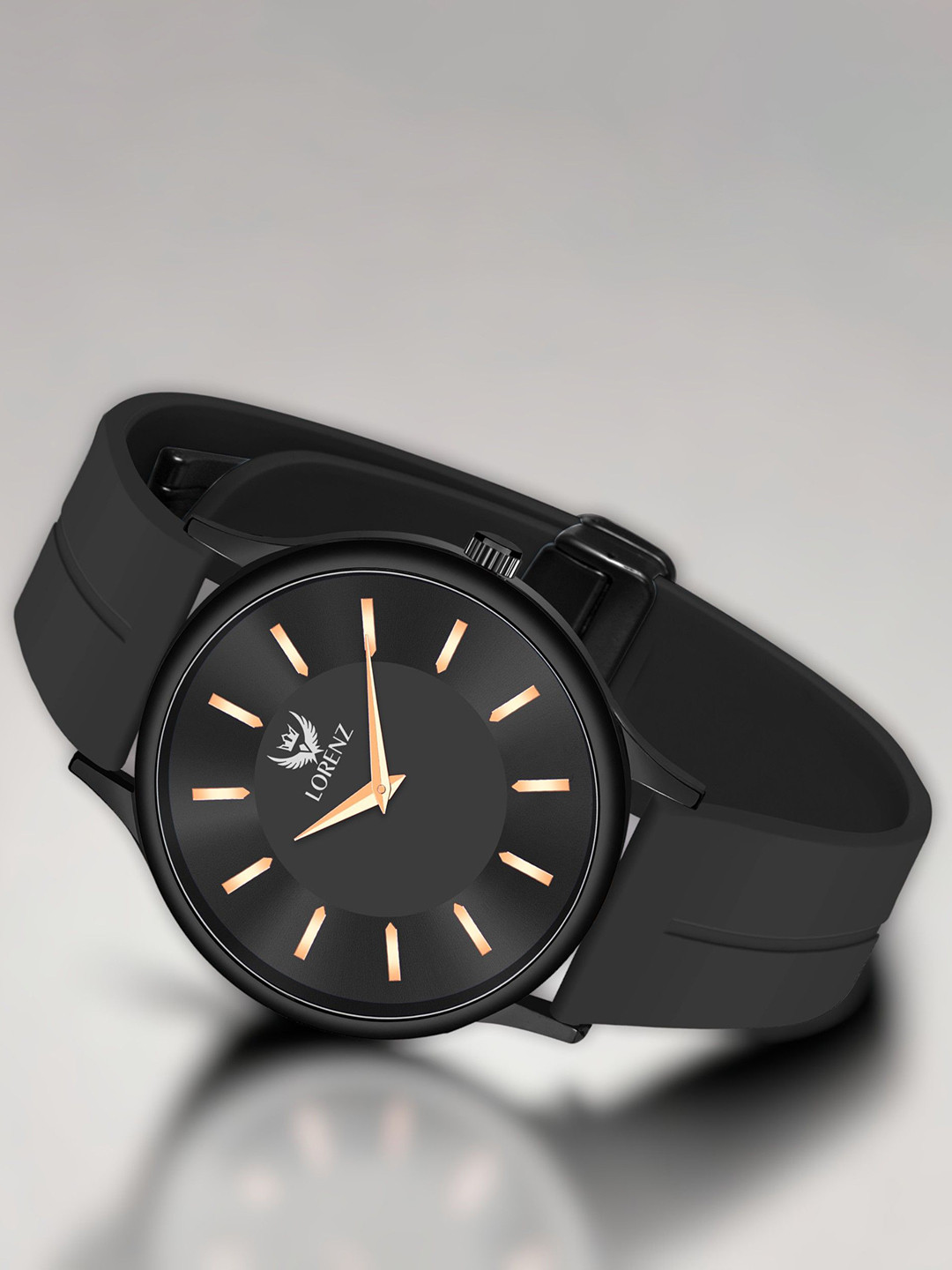 LORENZ Men Round Dial & Magnetic Lock Strap Analogue Watch MK-4077R