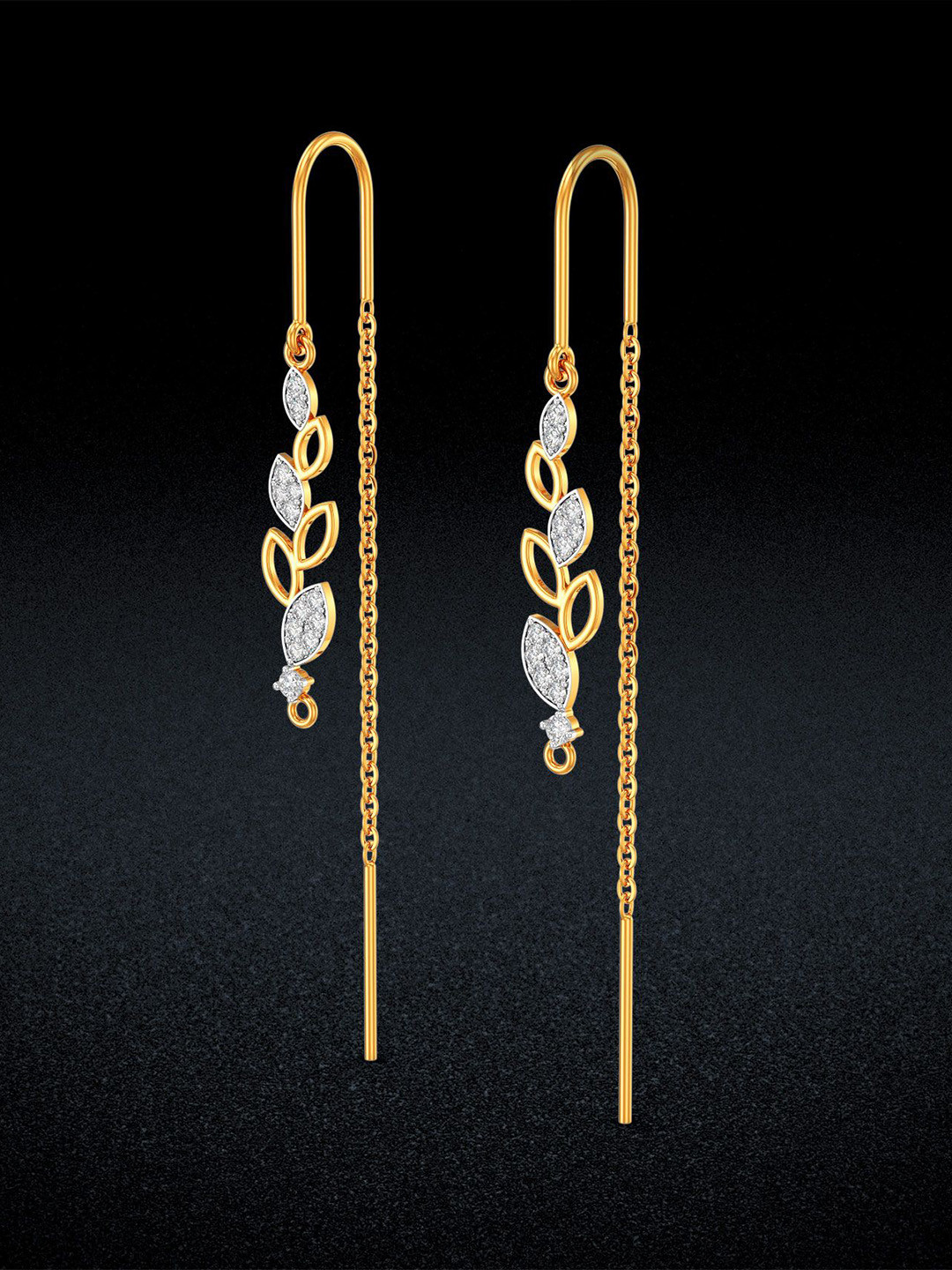 Joyalukkas Branching Beauty Gold Women Earrings