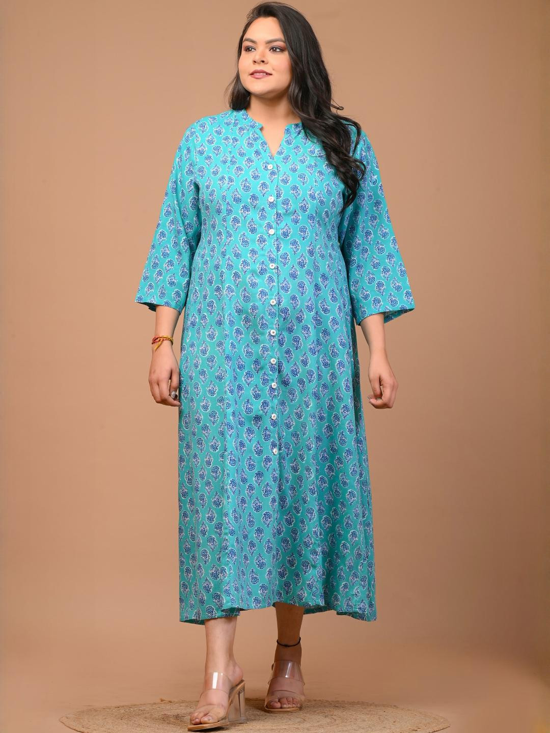 Swasti Blue Viscose Rayon Dresses