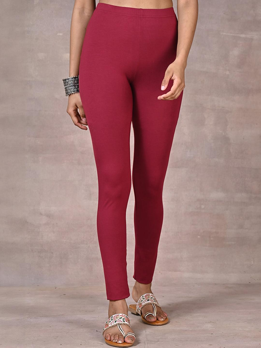 Lakshita Women Maroon Leggings
