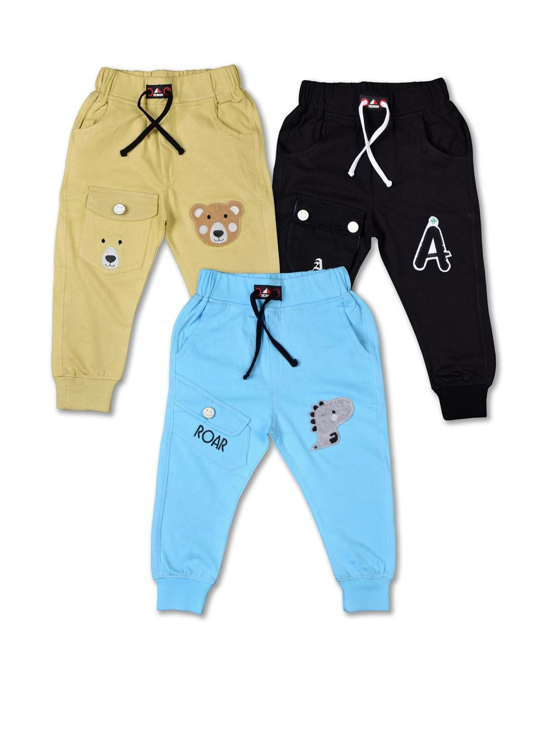 Worton Fashion Track Pant For Boys (Pack of 3)