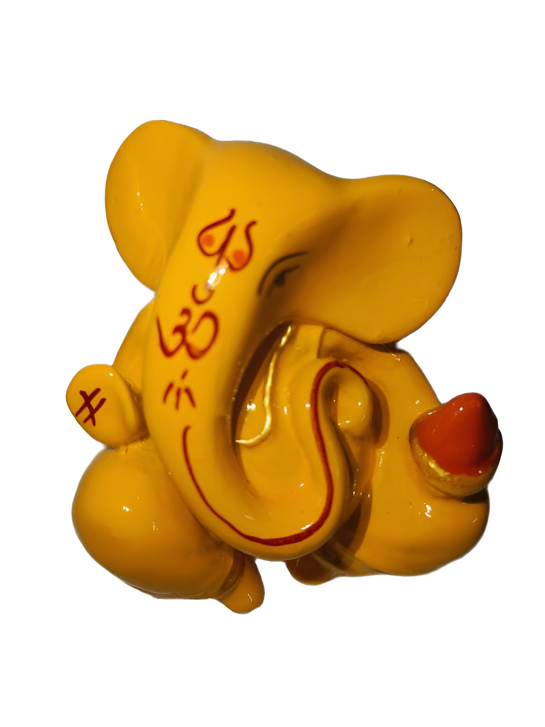 Rare Planet Yellow Idol Showpiece