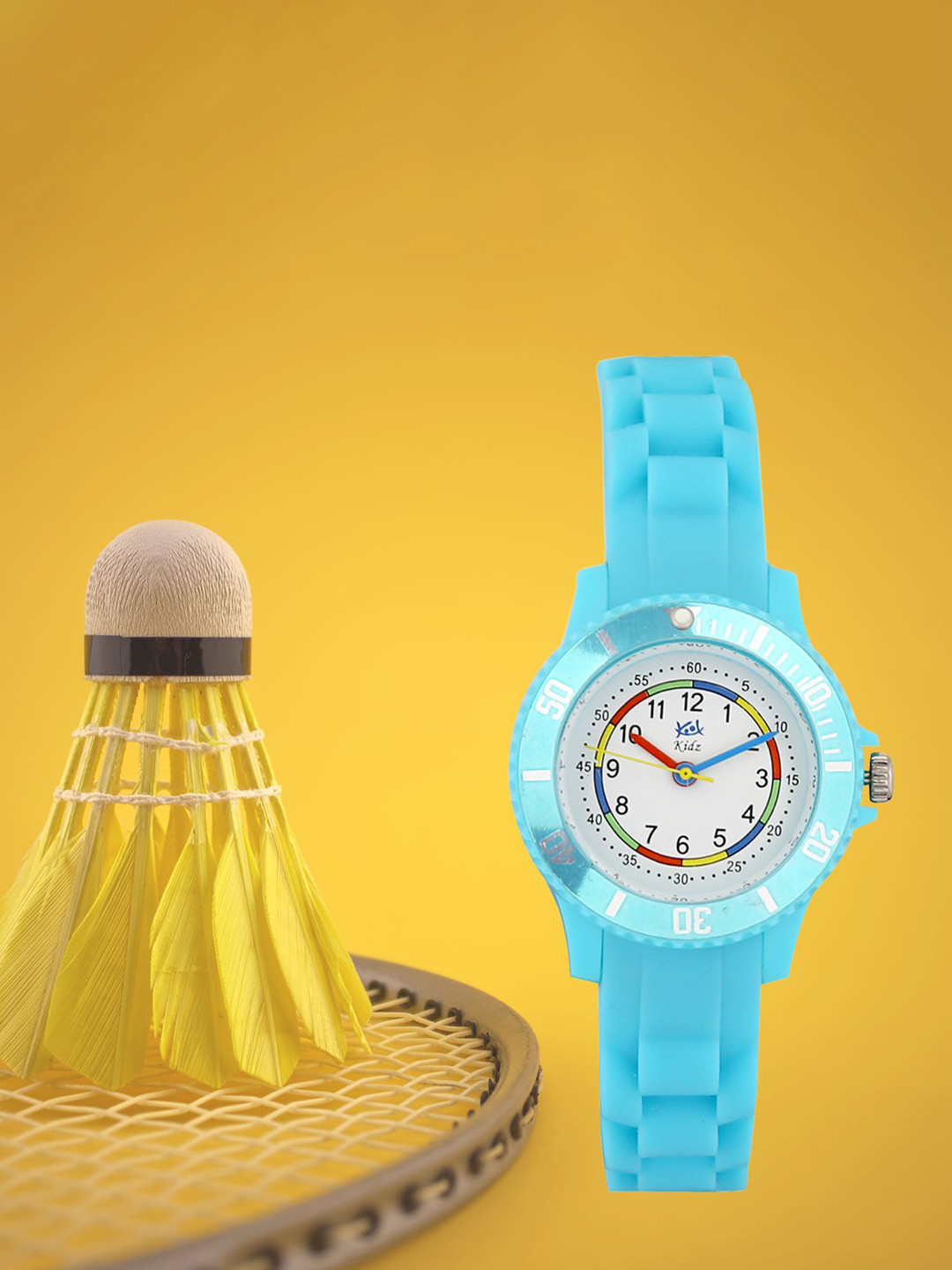 Kool Kidz Printed Dial & Straps Analogue Watch Kool  Analogue DMK 054N SKY