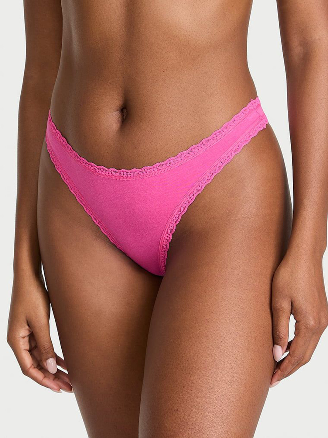 Victoria's Secret The Lacie Stretch Mid-Rise Thongs Briefs 1125145400T2