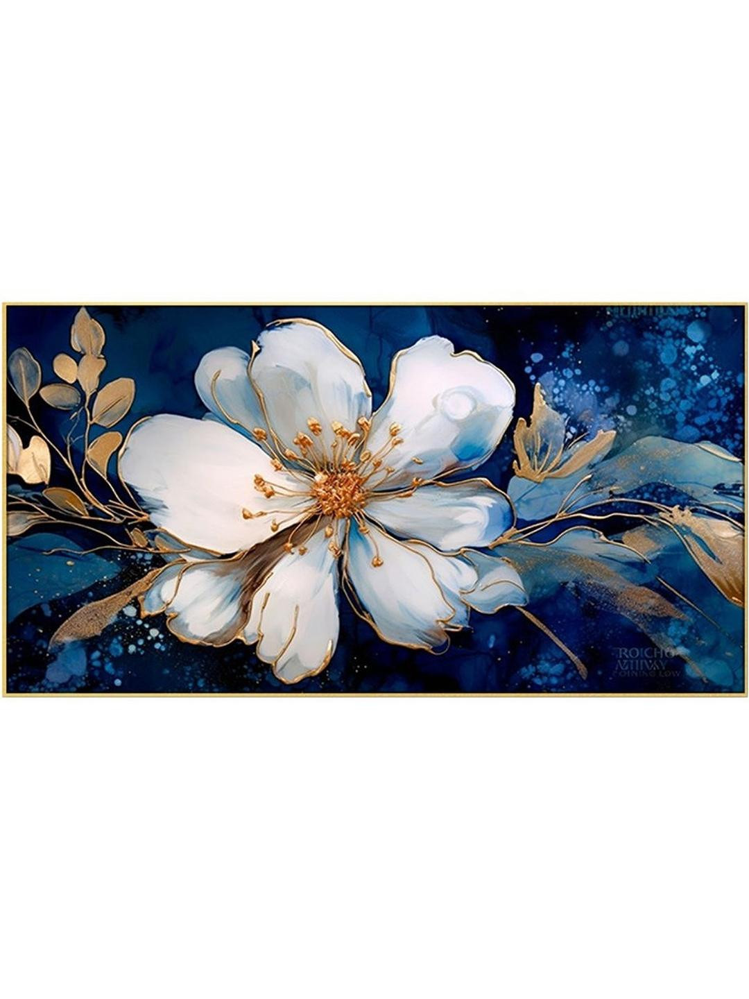 DEKORSTATION Blue Canvas Wall Art