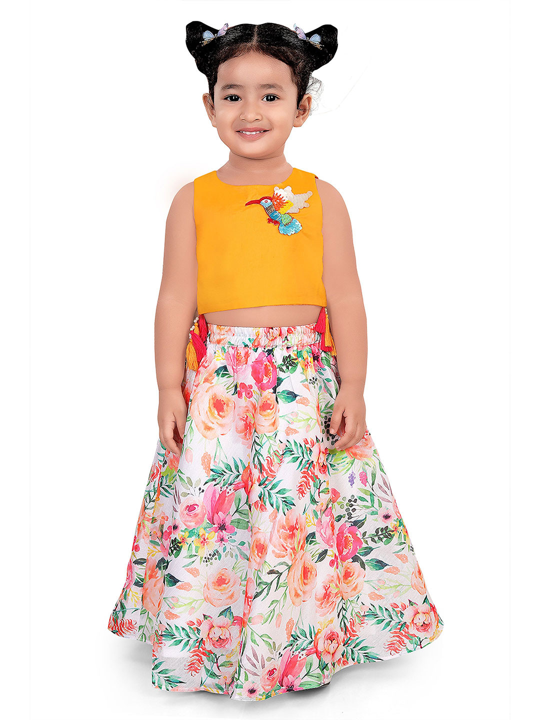 Pragya Exclusive Girls Embellished Sequinned Ready to Wear Lehenga & Choli