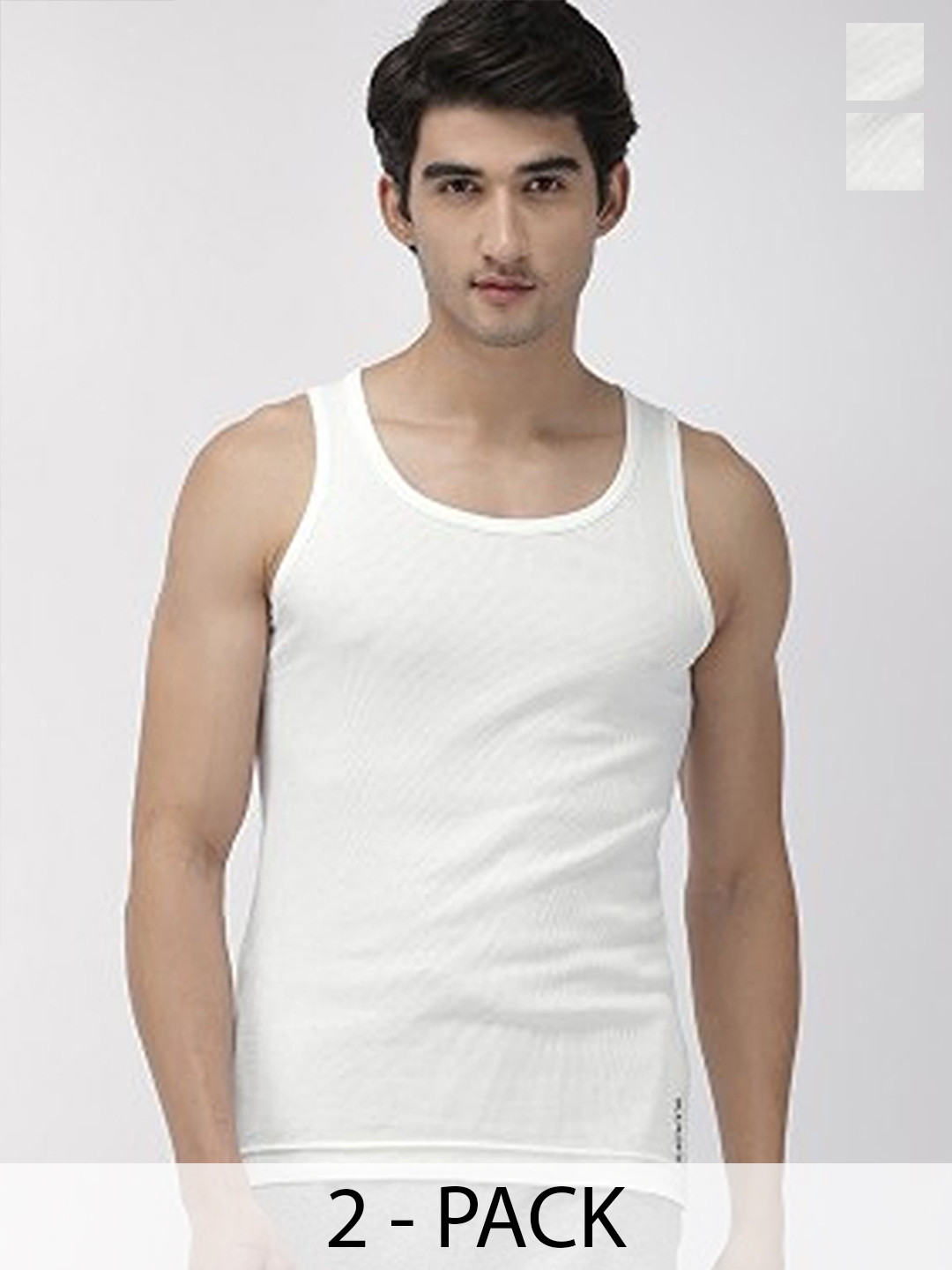CAVENDERS Pack Of 3 Pure Cotton Scoop Neck Undershirt Vest C2=-SWIFT----==3- ---85