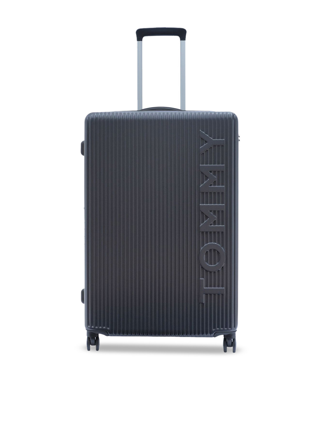 Tommy Hilfiger Grey Empire Plus Hard Luggage Trolley Suitcase - 76CM Cargo