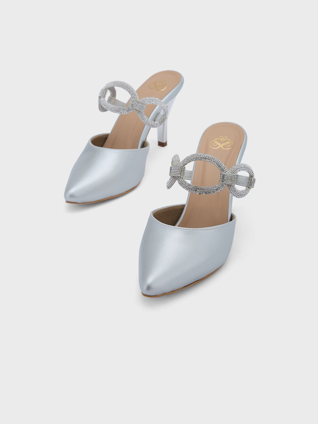 Sole To Soul Women Embellished Pointed Toe Stiletto Pumps