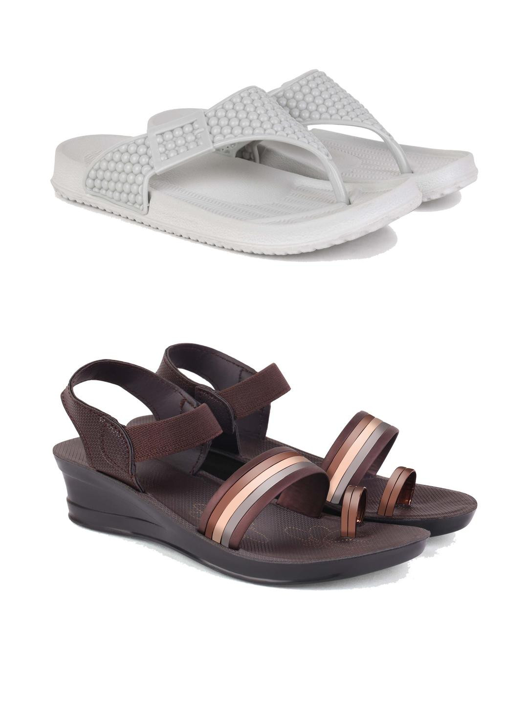 DRACKFOOT Women Slip-On Multi Casual Sandals