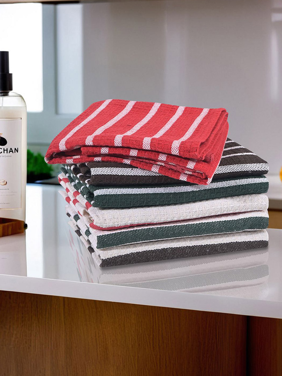 Kuber Industries 6 Piece Reusable Kitchen Cleaning Cloth