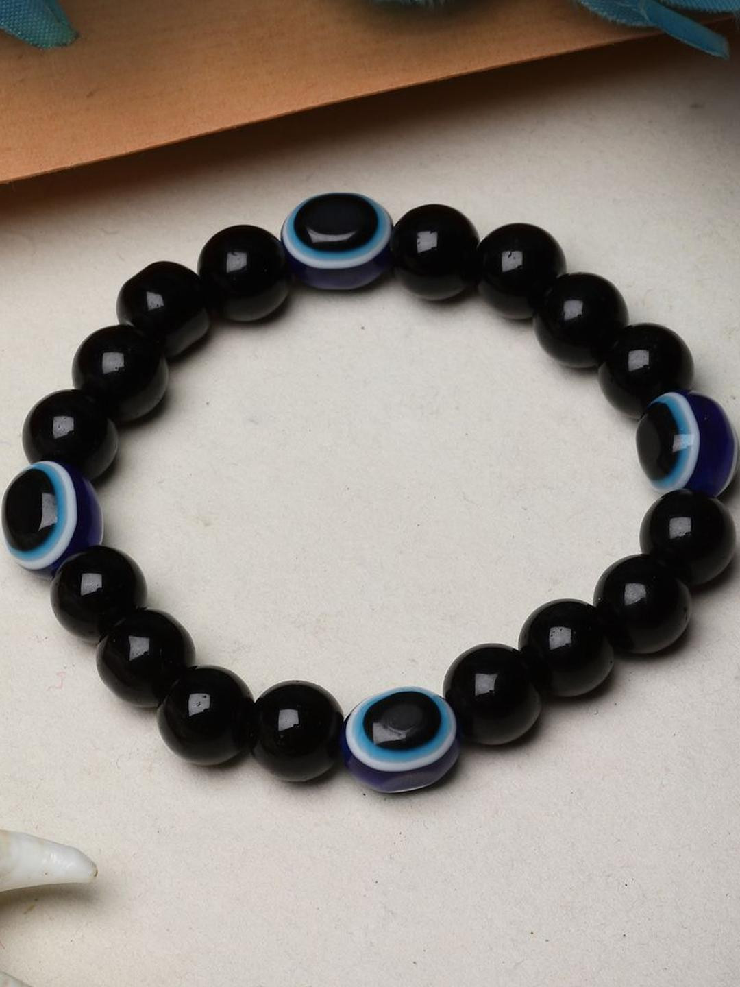 Roadster Unisex Evil Eye Beaded Adjustable Bracelet