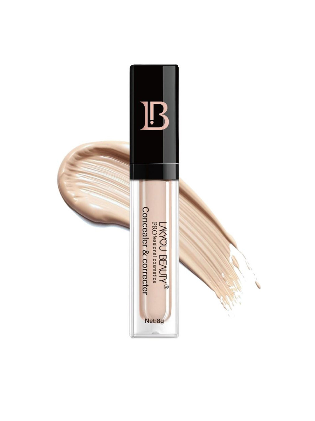 LAKYOU BEAUTY Matte Finish Concealer & Corrector- 8 g- Soft Ivory 02