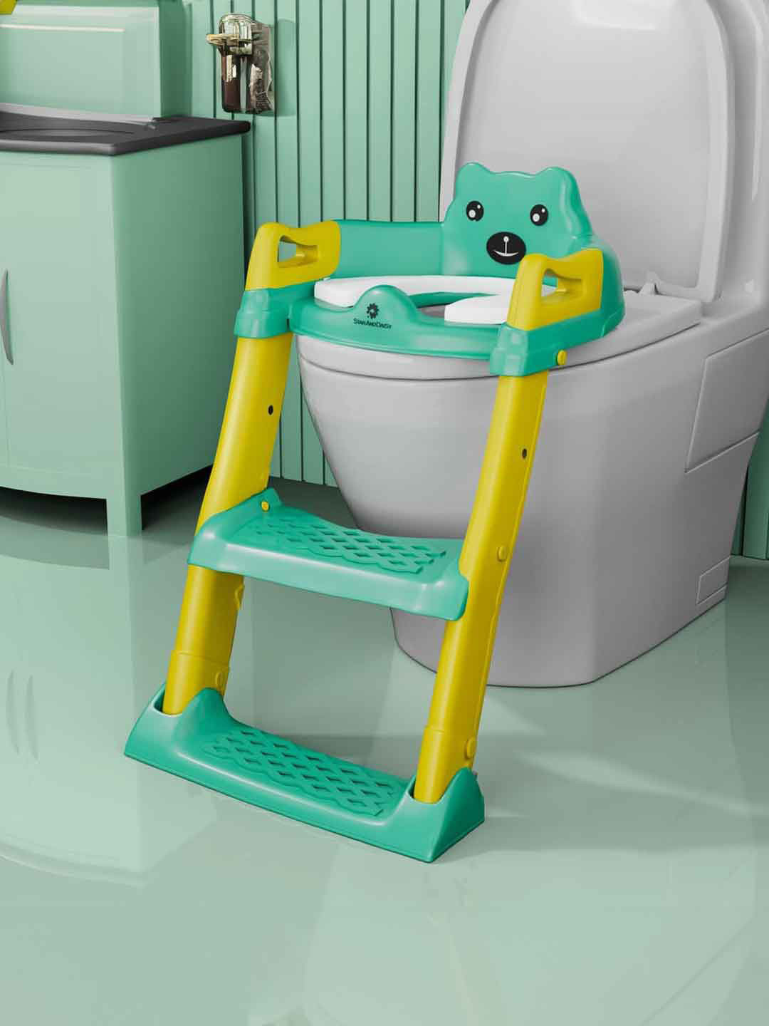 StarAndDaisy Kids Adjustable Height Potty Set- Green