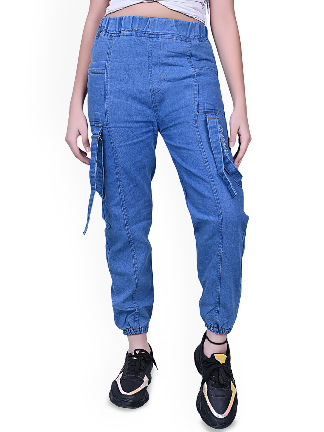 MIRAKSH Girls Comfort Regular Fit Mid-Rise Jeans