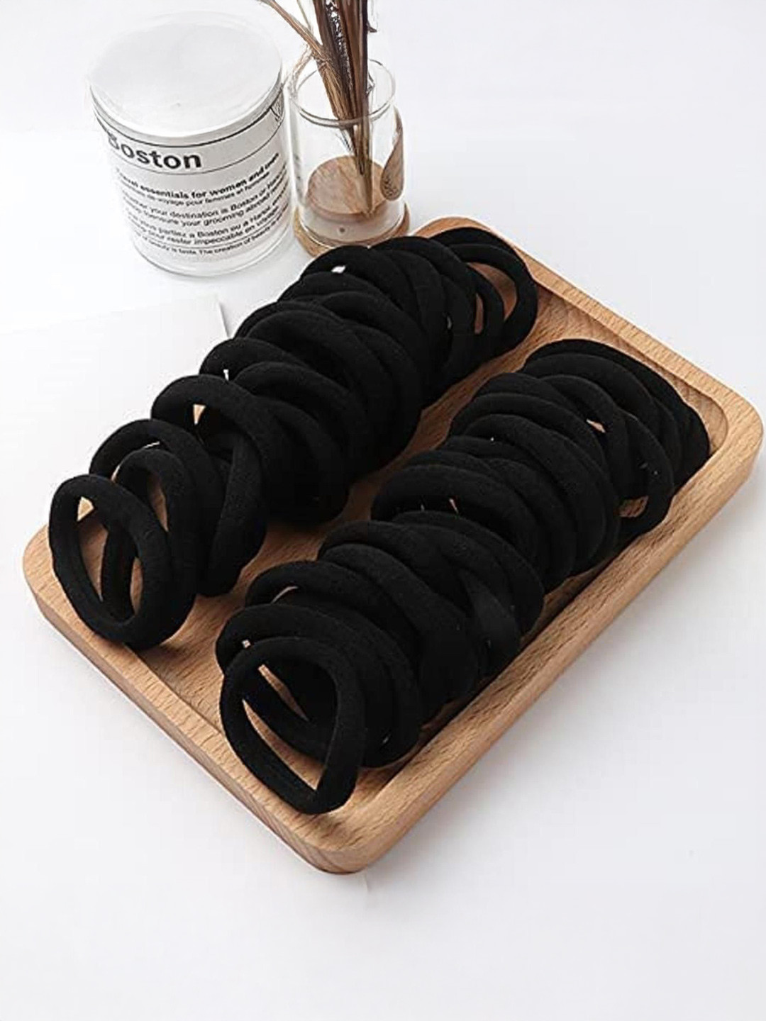 DN ENTERPRISES Women 30 Pieces Hair Rubber Bands Ties Ponytail Holders