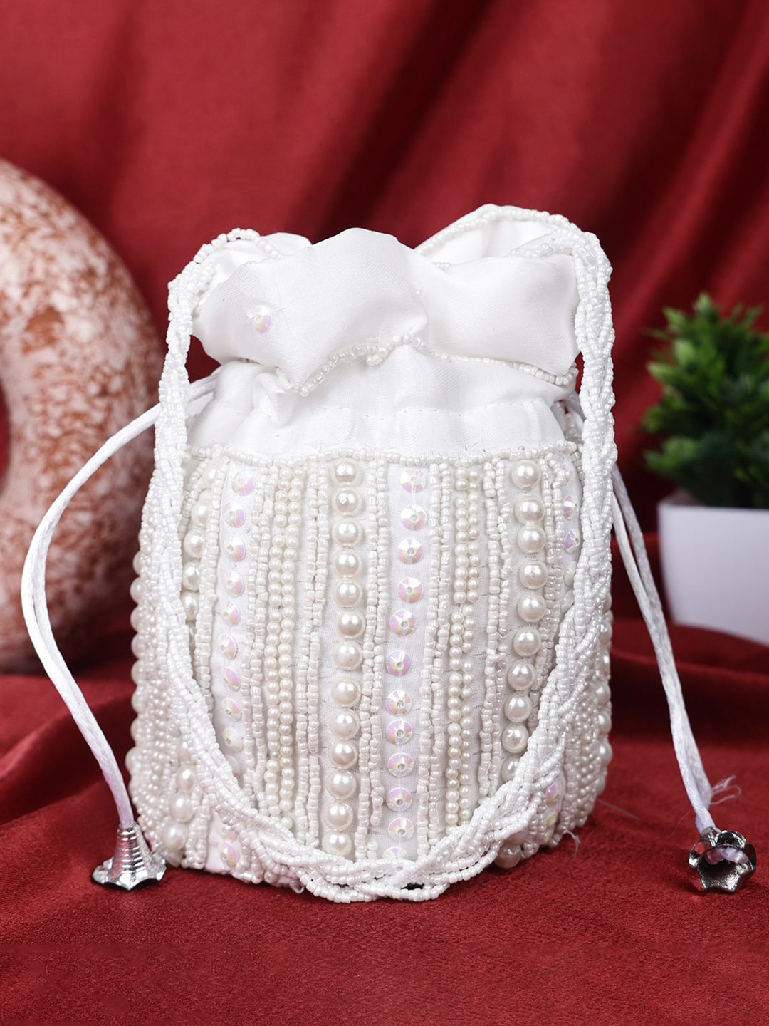 SKIMMER Embroidered Potli Clutch