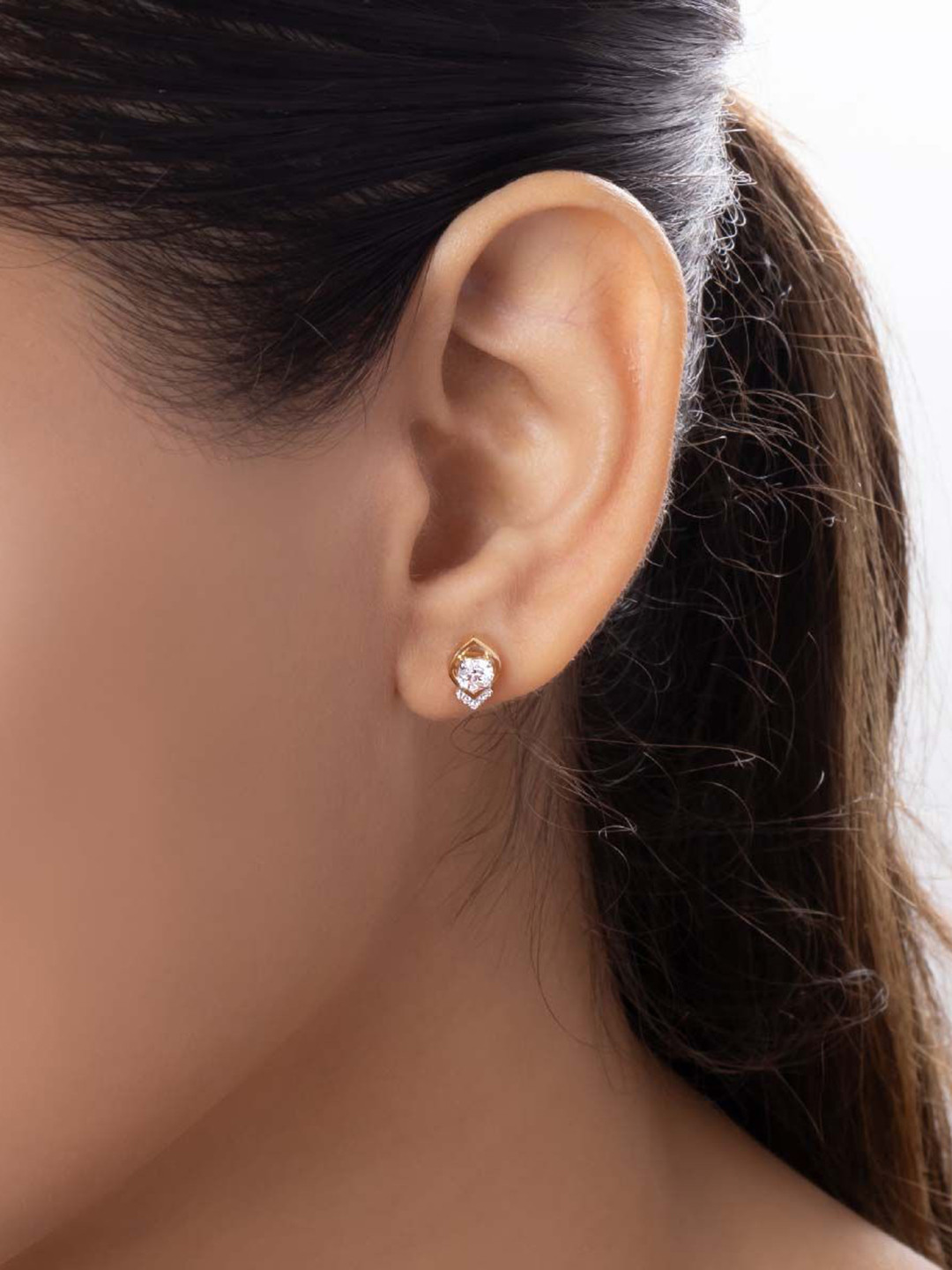 Jewelbox Graceful Twinkle Diamond Studs