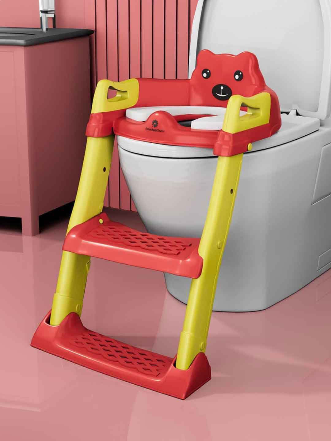 StarAndDaisy Kids Adjustable Height Potty Set- Red