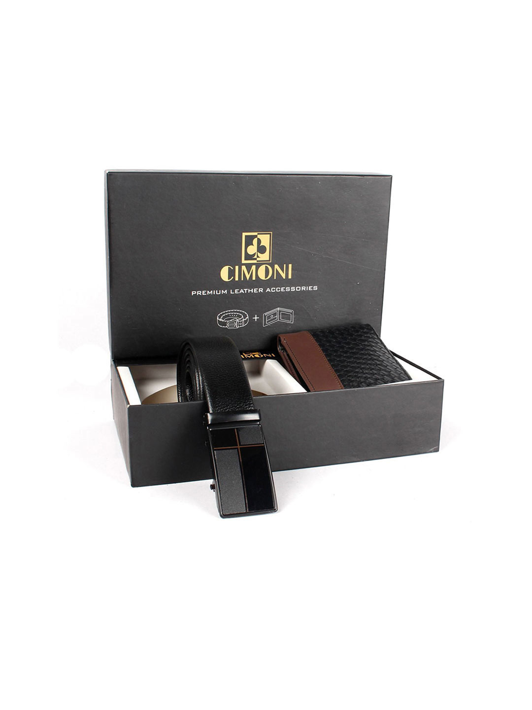 CIMONI Men Belt And Wallet Combo Gift Set
