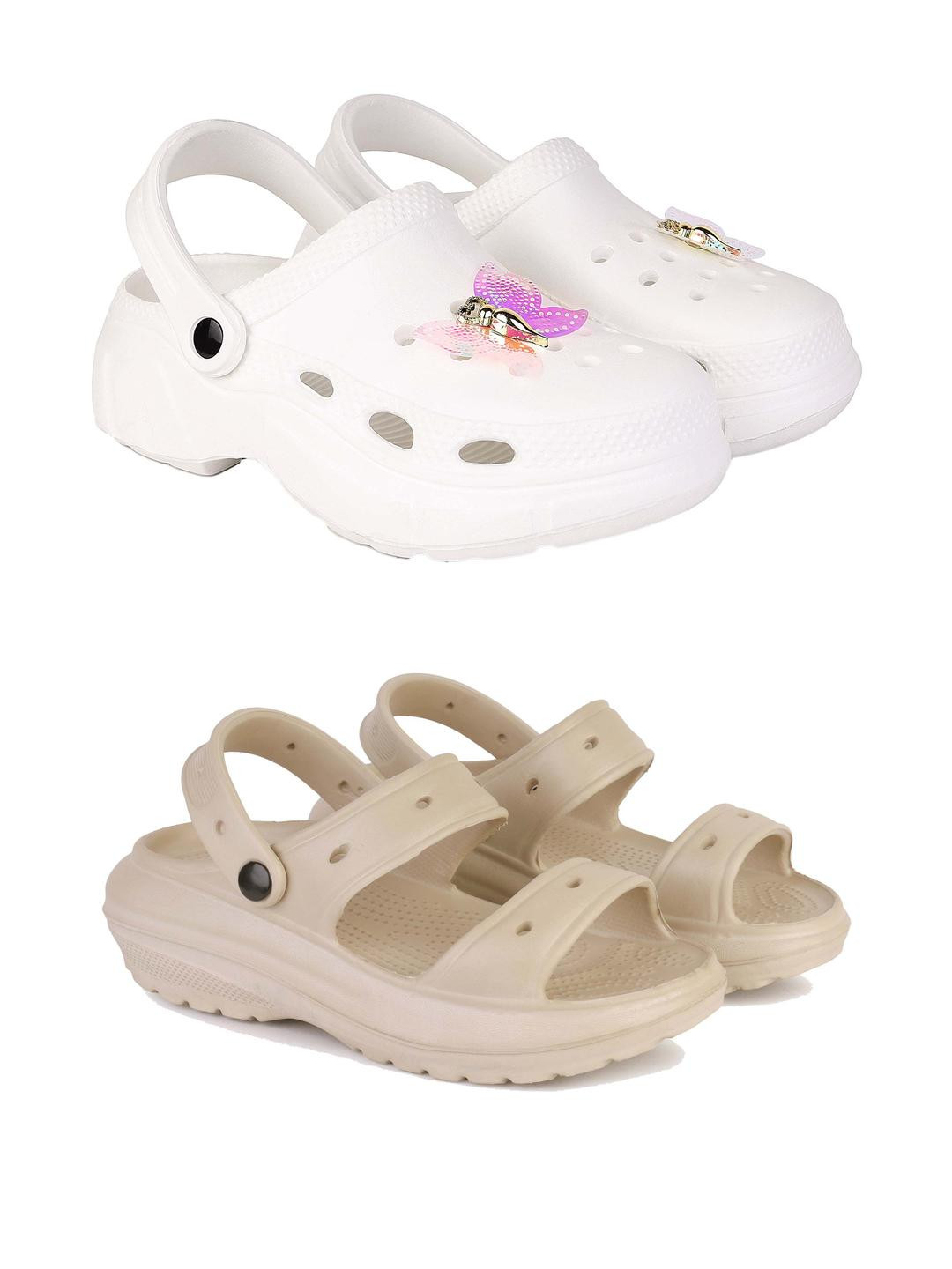 DRACKFOOT Women Pack Of 2 Mesh Clogs
