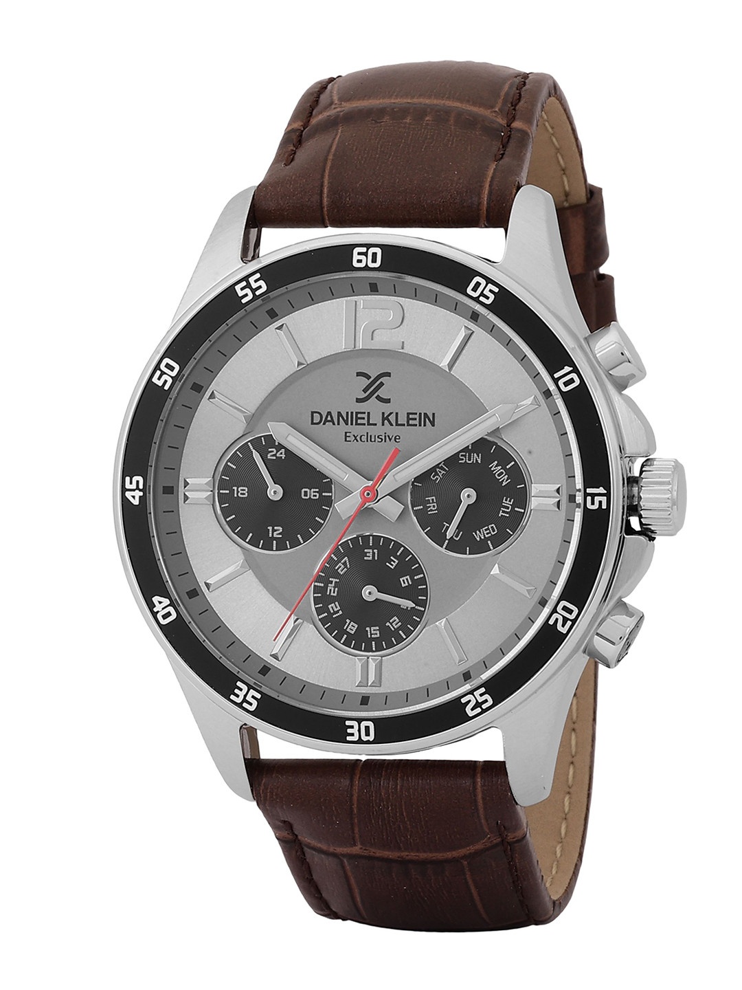 Daniel Klein Exclusive Unisex Dial & Leather Straps Analogue Watch DK.1.13973-5