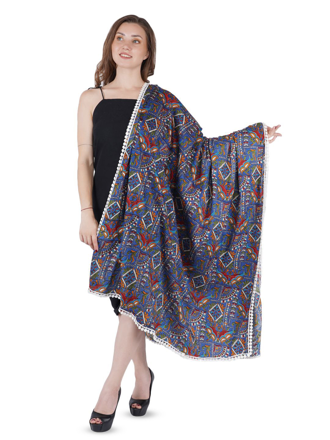 Style Shoes Ethnic motifs Printed Cotton Stole