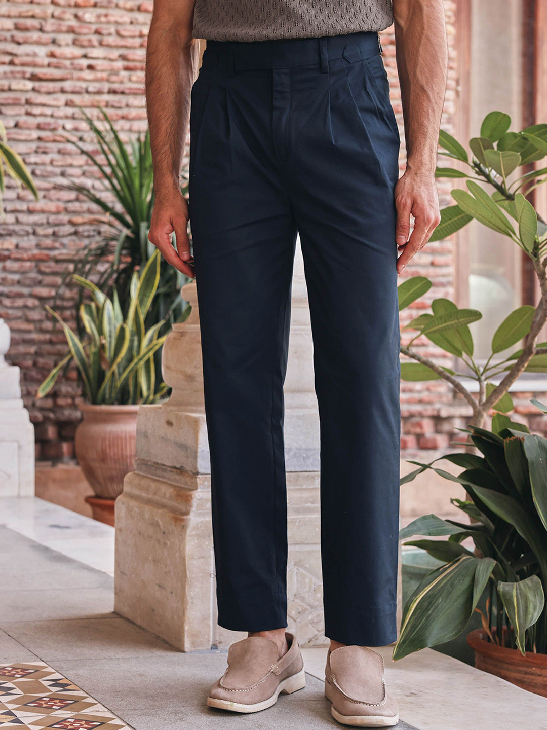 PRIMAL GRAY Men Gurkha Pant Trousers