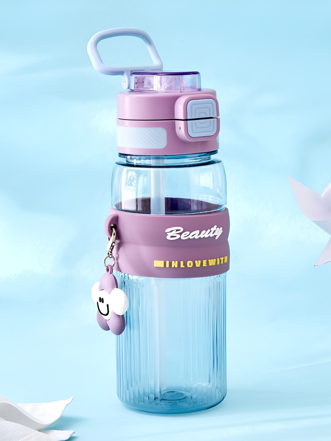 Home Centre Back To School Sipzo Blue & Purple Sipper Water Bottle 850ml