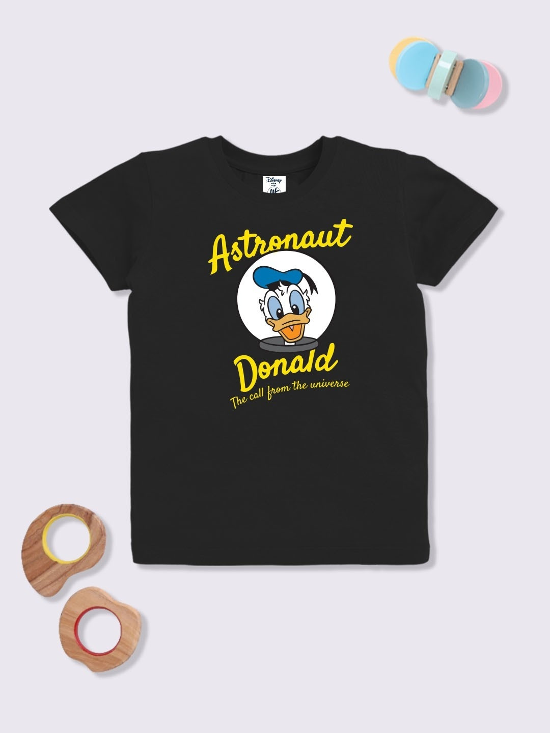 YK Disney Boys Donald Duck Printed Cotton T-shirt