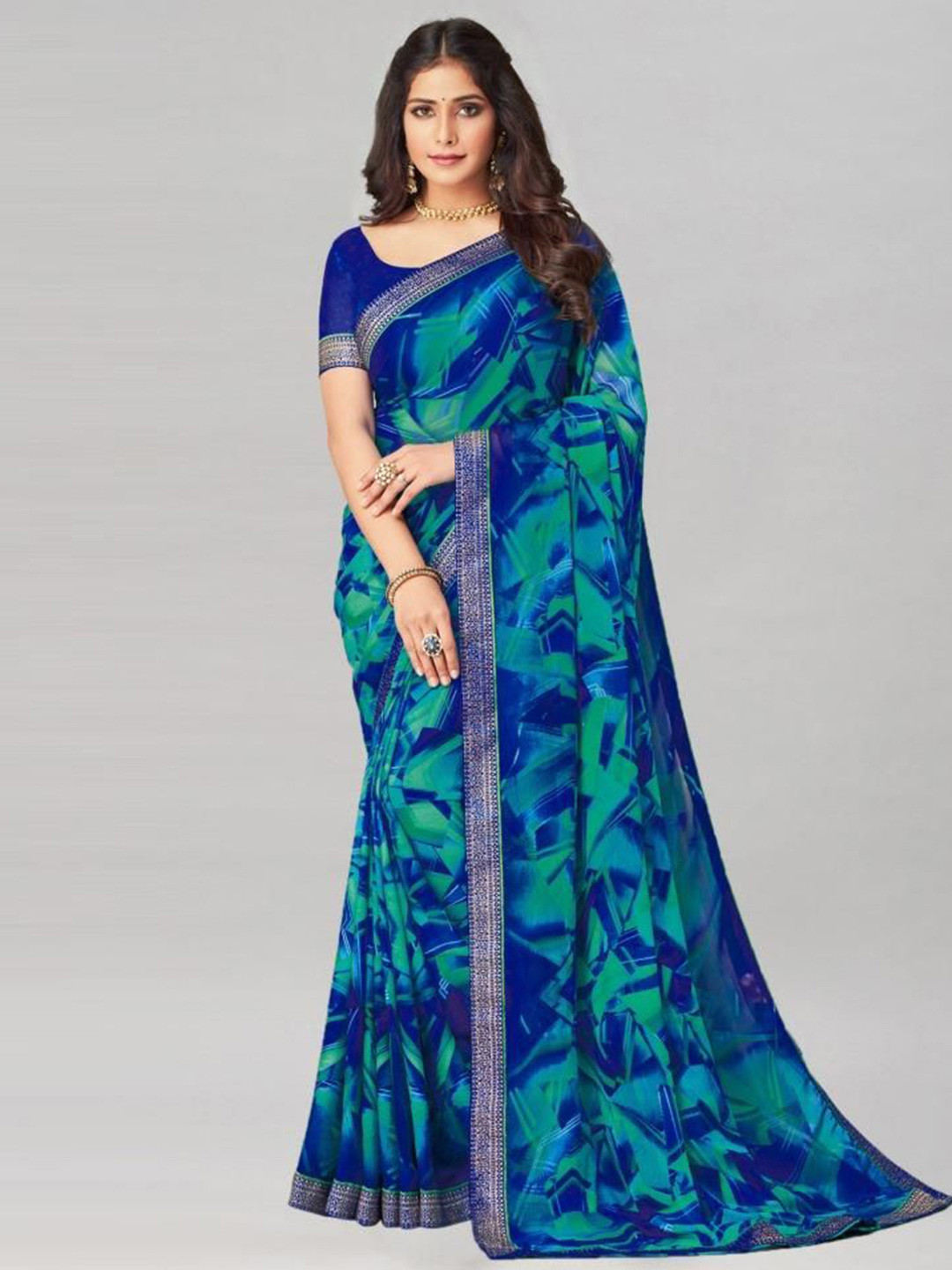 HERE&NOW Pure Chiffon Saree