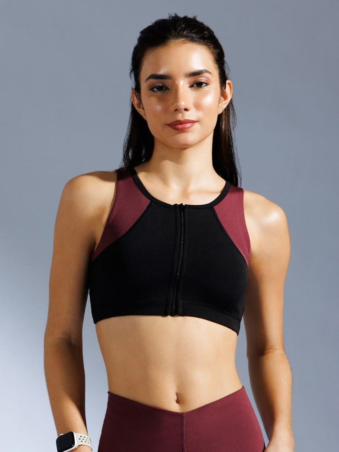 BASICPLZ Women Colourblocked Elevatefit Bra