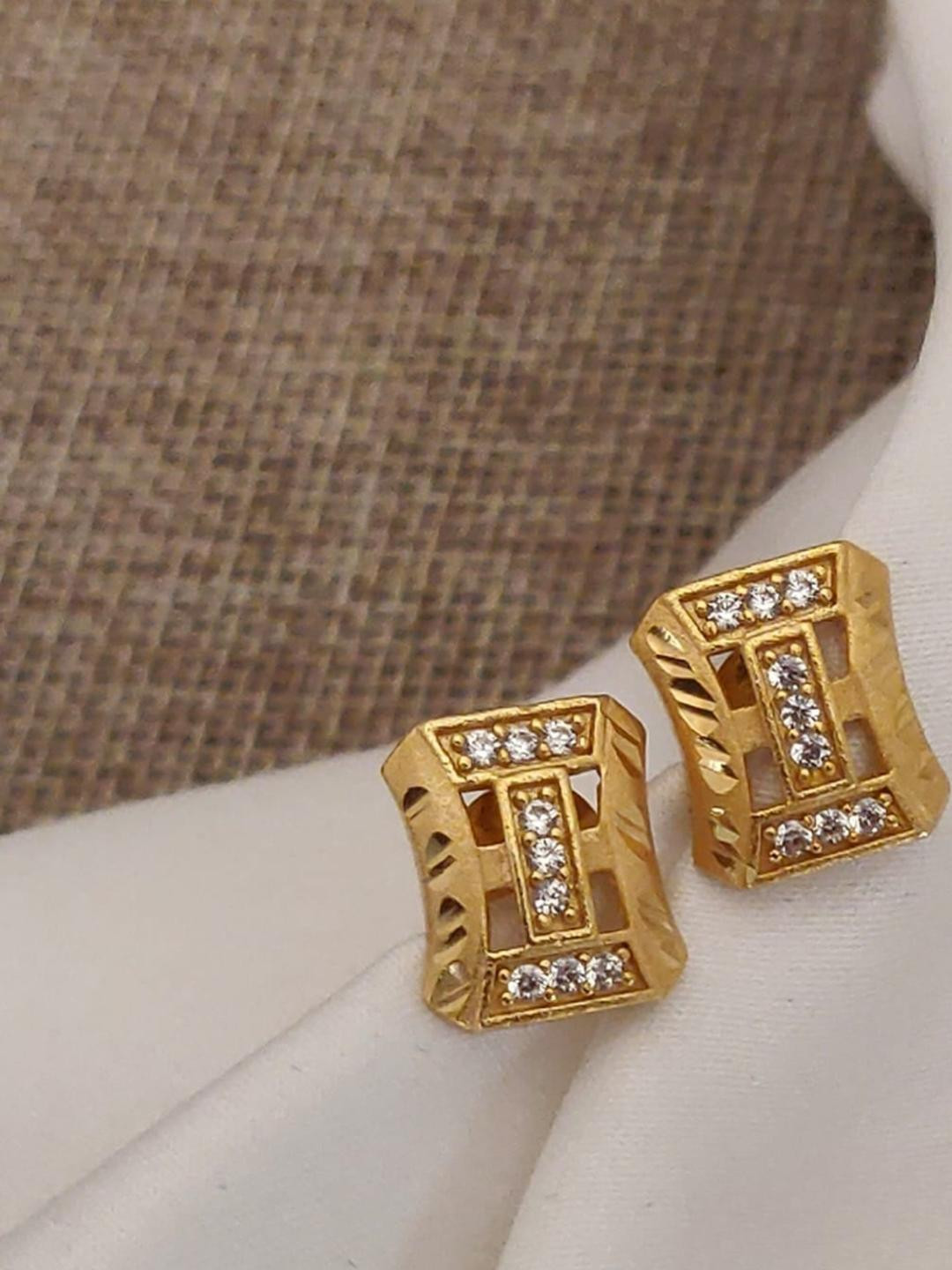 RACHANA FASHION Square Studs Earrings