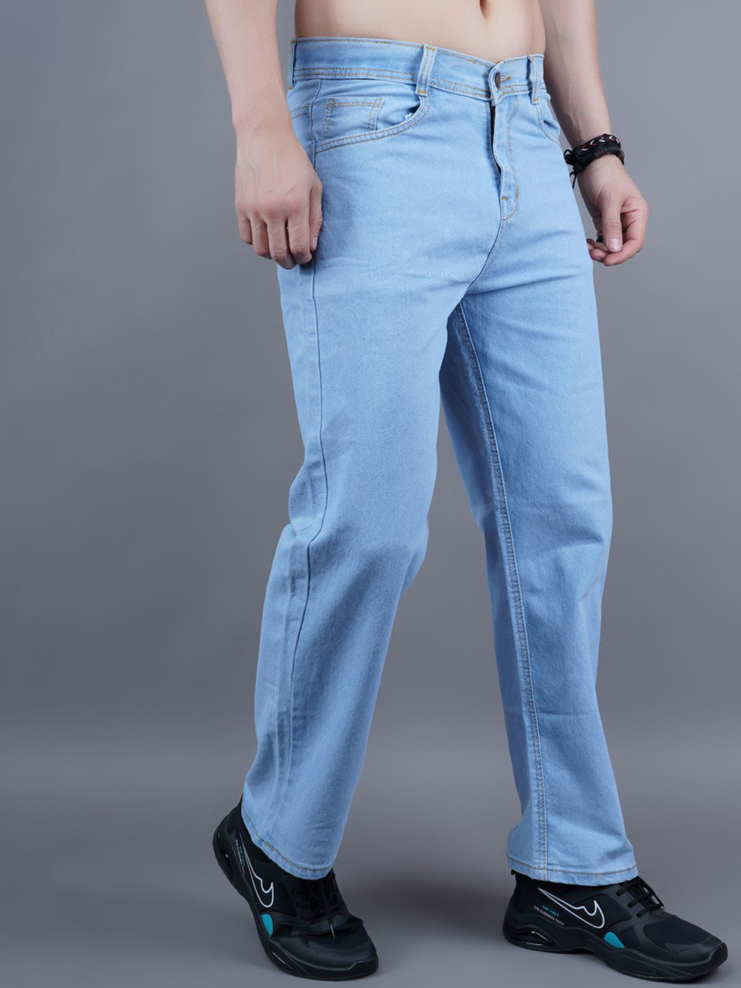 Metronaut Men Mid-Rise Stretchable Regular Jeans