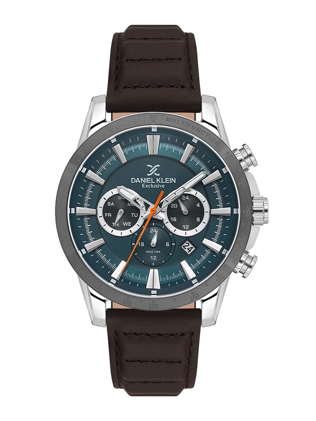 Daniel Klein Exclusive Unisex Dial & Leather Straps Analogue Watch DK.1.14006-5