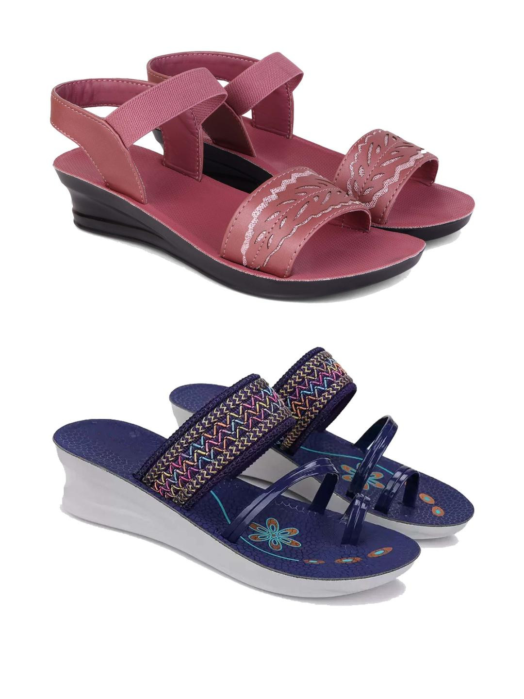 DRACKFOOT Women Multi Sandals