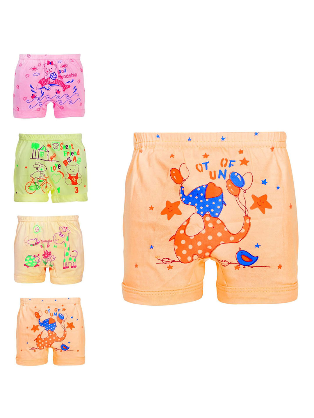 PALMLON Kids Printed Cotton Shorts